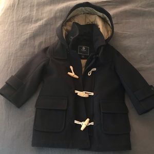 Crewcuts Navy Wool Toggle Coat (EUC)